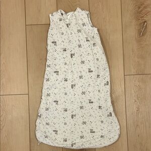 Perlim PinPin - Baby Sleep Sack - Woodland Animal Patter - 1.0 Tog - 0-6M